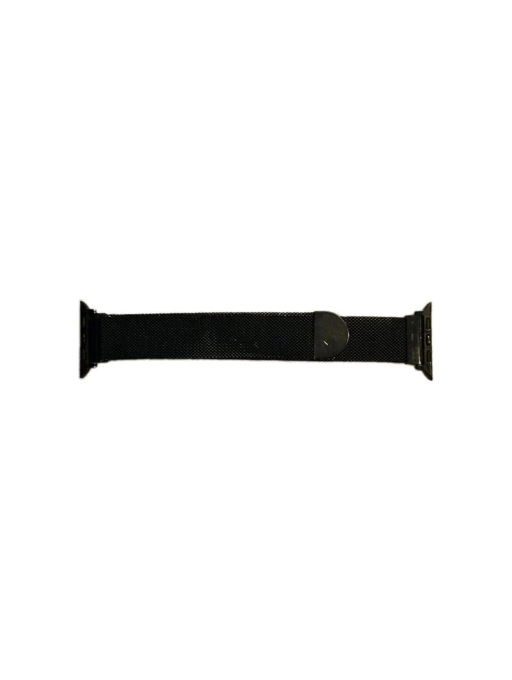 Black Milanese Mesh Magnetic Band Fits Apple Watch 42mm 44mm 45mm...